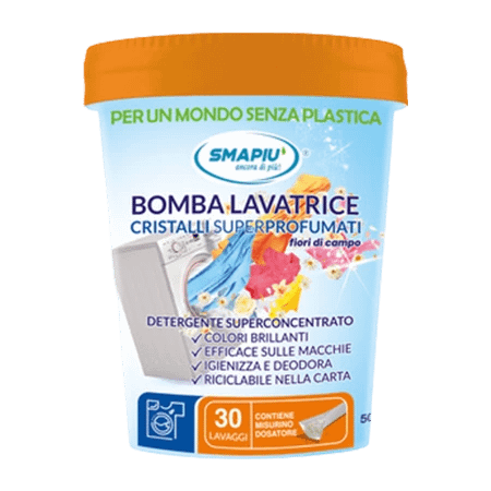 DETERGENT PRAF SUPER CONCENTRAT SMAPIU, BOMBA LAVATRICE 500GR