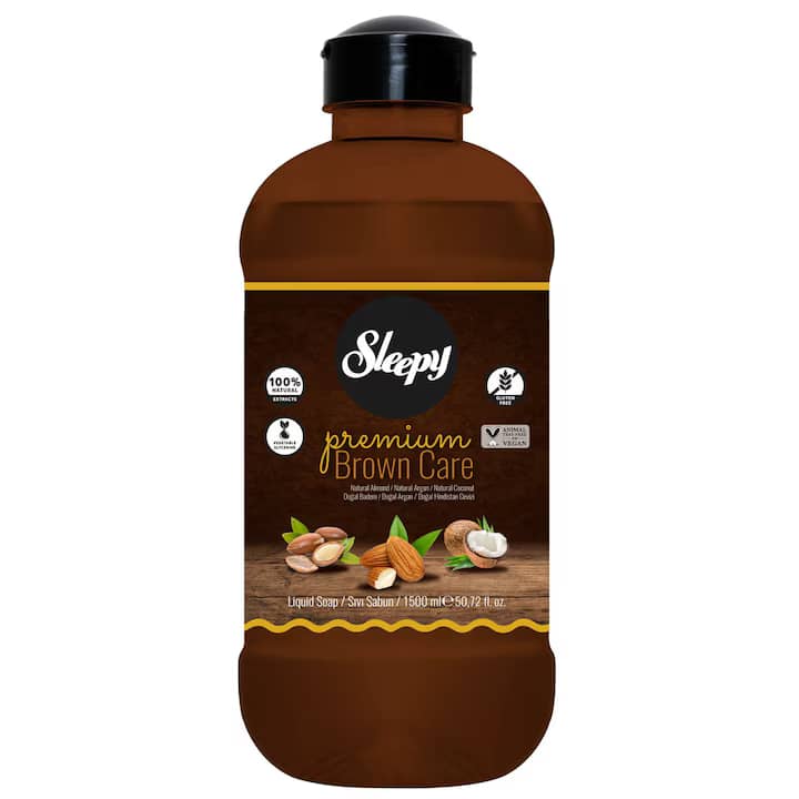 Sapun lichid Sleepy Premium Brown Care 1500ml