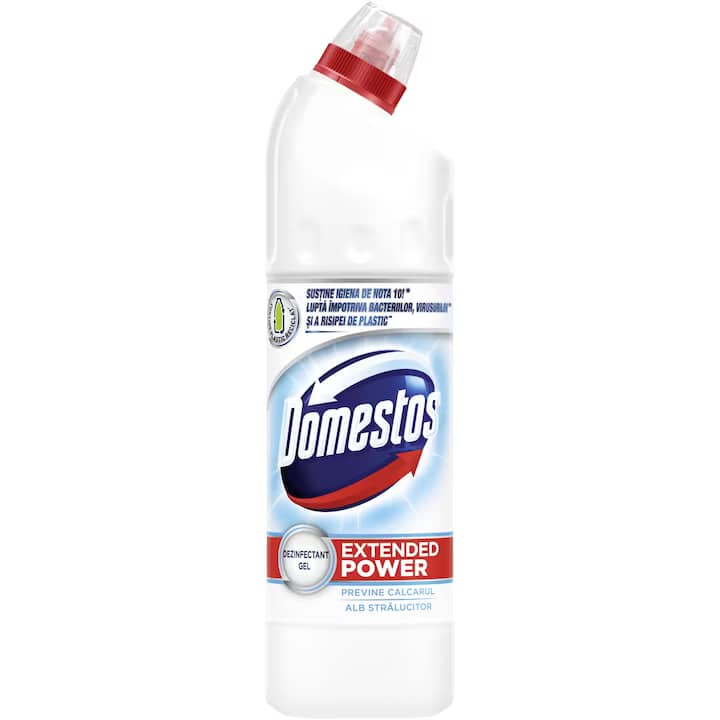 Dezinfectant inalbitor anticalcar Domestos White Shine 750 ml
